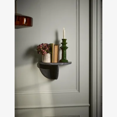 Cox and Cox Marble Curved Shelf