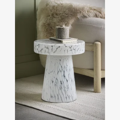 Cox and Cox Confetti Glass Side Table