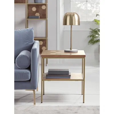 Cox and Cox NEW Hive Brass Inlay Side Table
