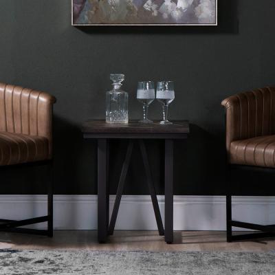 Chiltern Oak Furniture Shoreditch Industrial Lamp Table