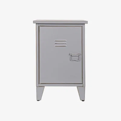 Cuckooland Cuckooland Clearance Max Metal Locker Bedside Table in Grey by Woood