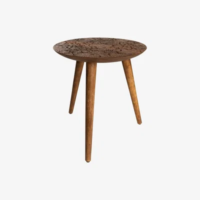 Cuckooland Dutchbone by Hand Large Side Table in Solid Sheesham Wood