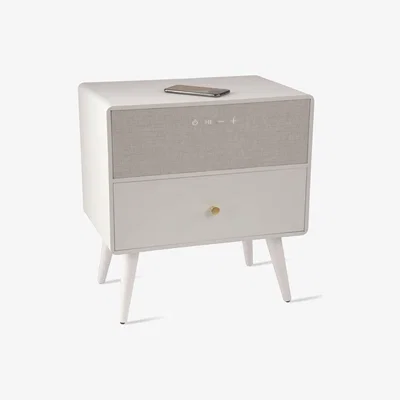 Cuckooland Koble Ralph Smart Side Table with Speaker & Wireless Charging - White