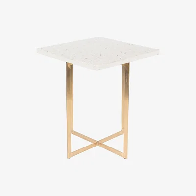 Cuckooland Zuiver Luigi Square Side Table - White
