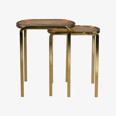 Cuckooland Dutchbone Set of 2 Bandhu Side Tables