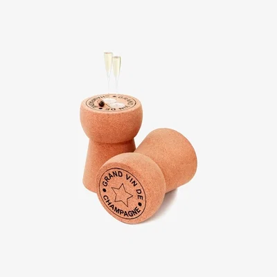 Cuckooland Side Table in Champagne Cork Design