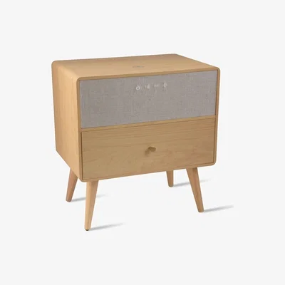 Cuckooland Koble Ralph Smart Side Table with Speaker & Wireless Charging - Oak