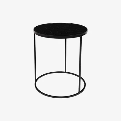 Cuckooland Zuiver Glazed Side Table in Black