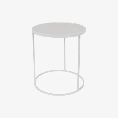 Cuckooland Zuiver Glazed Side Table in White