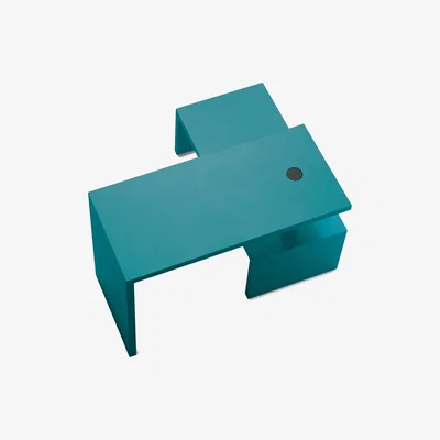 The Conran Shop Basello Side Table Dark Blue-Green
