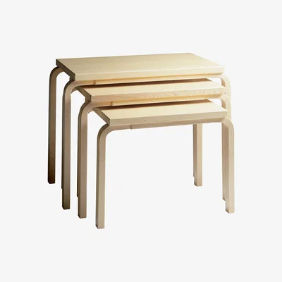 The Conran Shop Nesting Tables 88 Birch Natural Lacquered