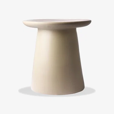 Cult Furniture Hkliving Earthenware Side Table, Cream