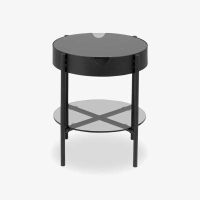 Cult Furniture £10  Off  Tipton Round Side Table, Black