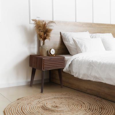 Dunelm Return - Copen Side Table, Walnut