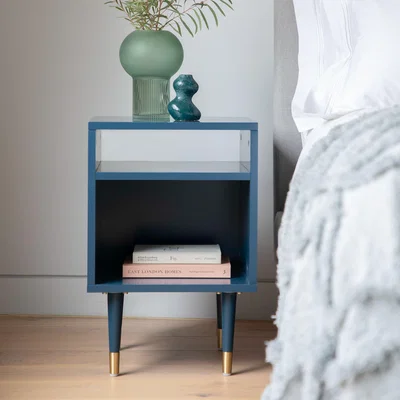 Dunelm Whittier Side Table Blue