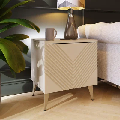 Dunelm Ava Side Table Antique White