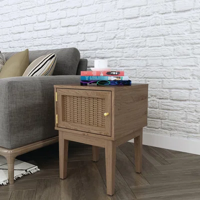 Dunelm Alexander Lamp Table Wood (Brown)