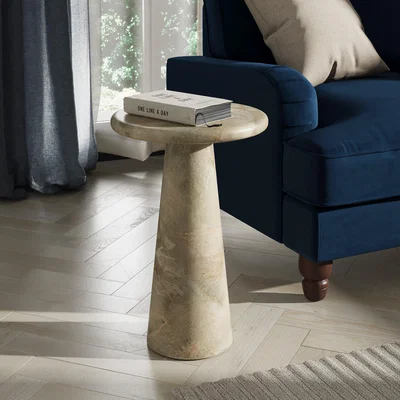 Dunelm Chiara Side Table Beige