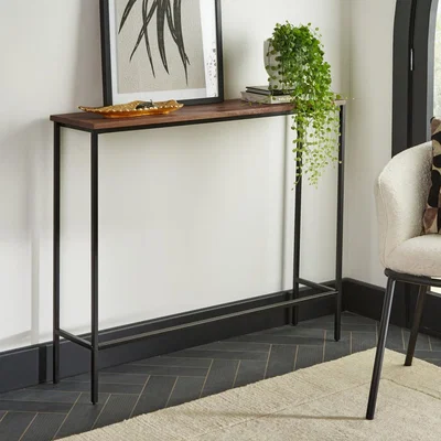 Dunelm Trent Mango Wood Console Table Brown