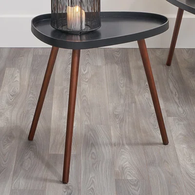 Dunelm Pacific Clarice Pine Wood Side Table Grey