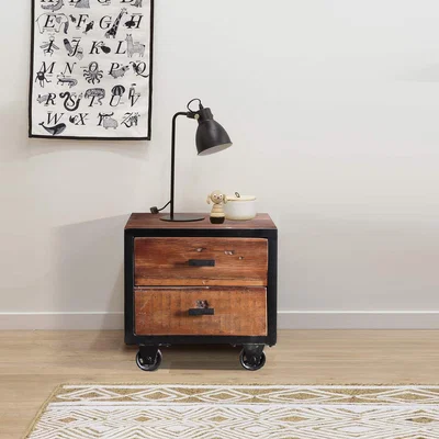 Dunelm Indus Valley Haryana Lamp Table Natural