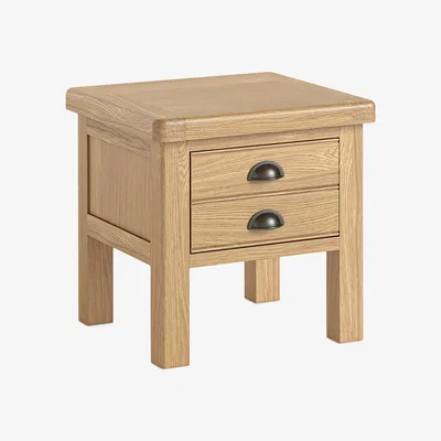 Dunelm Normandy Lamp Table Natural
