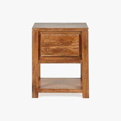 Dunelm Harlam Side Table Brown and Grey