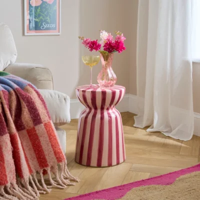 Dunelm Lolly Ceramic Side Table