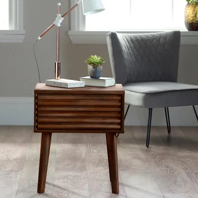 Dunelm Copen Side Table Walnut