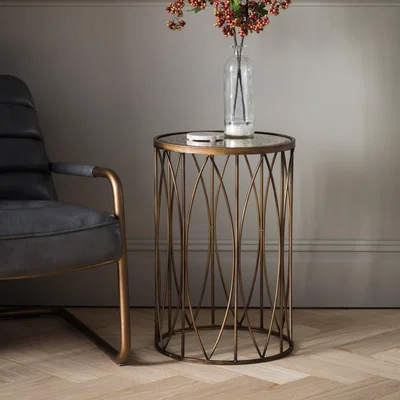 Dunelm Orlestone Side Table Gold
