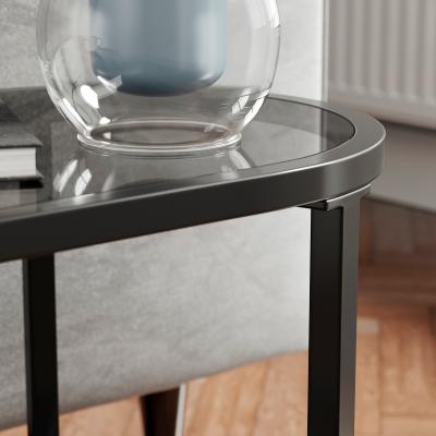 Dunelm Sofia Long Side Table Black