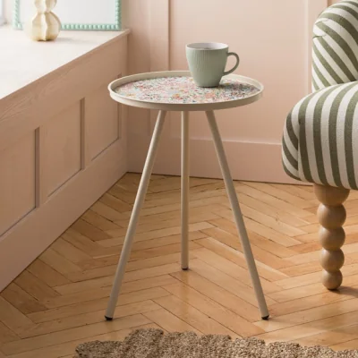 Dunelm Kai Side Table, Disty Print