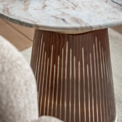 Dunelm Seville Marble Side Table