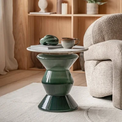 Dunelm Tilbury Marble Side Table