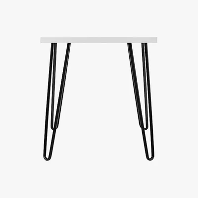 Dunelm Owen Retro Side Table White