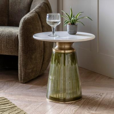 Dunelm Return - Sanday Marble Top Side Table