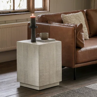 Dunelm Iver Side Table White