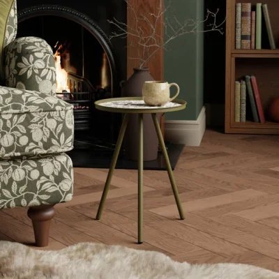 Dunelm Kai Side Table, Woodland Animals