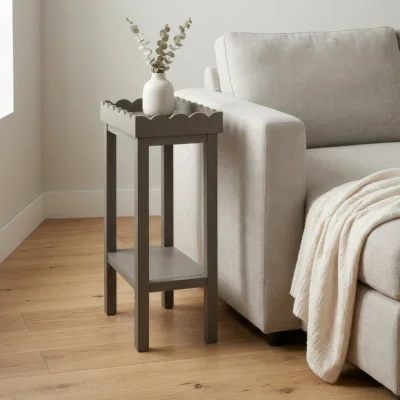 Dunelm Scallop Sofa Side Table