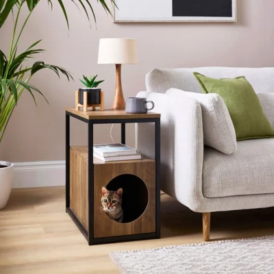 Dunelm Fulton Cat Side Table