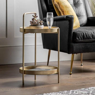 Dunelm Return - Bath Side Table, Iron