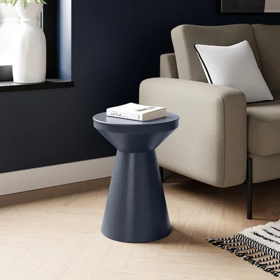 Dunelm Hari Side Table Folkstone Blue