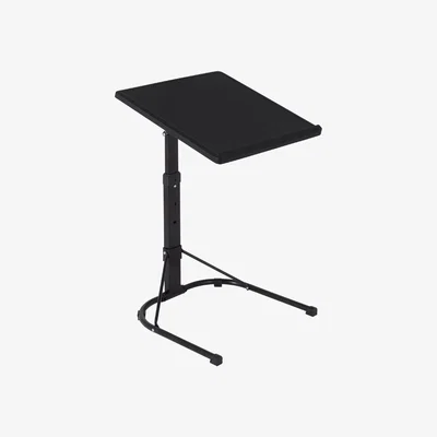 Dunelm Portable Laptop Side Table, Black Black