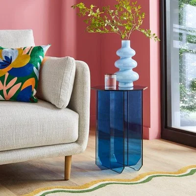 Dunelm Elements Bowden Glass Side Table