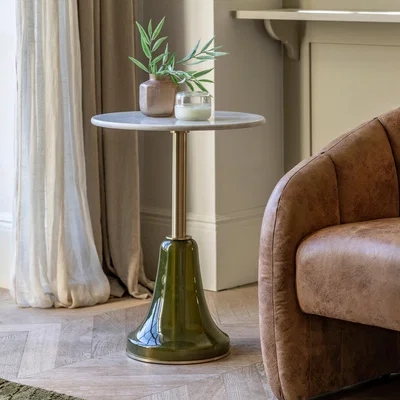 Dunelm Bayworth Side Table Green