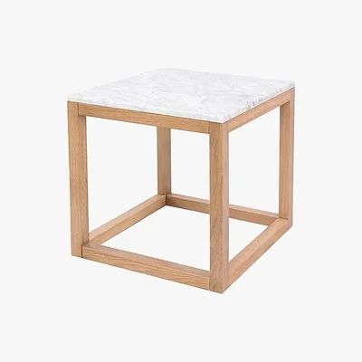 Dunelm Harlow Side Table White