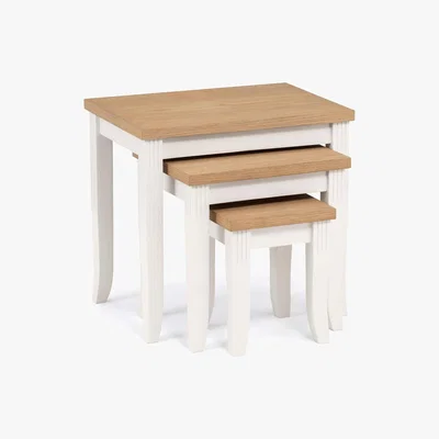 Dunelm Davenport Nest Of Tables Natural