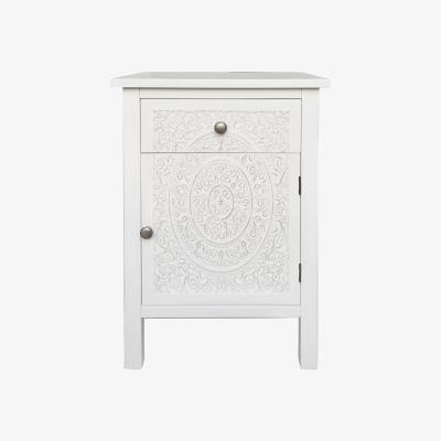 Dunelm Samira Small Cabinet White