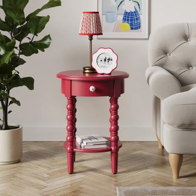 Dunelm Pippin Side Table Red