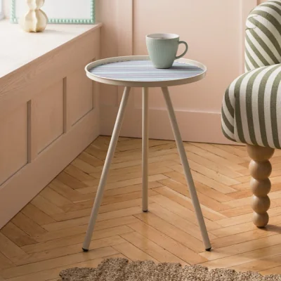Dunelm Kai Side Table, Striped